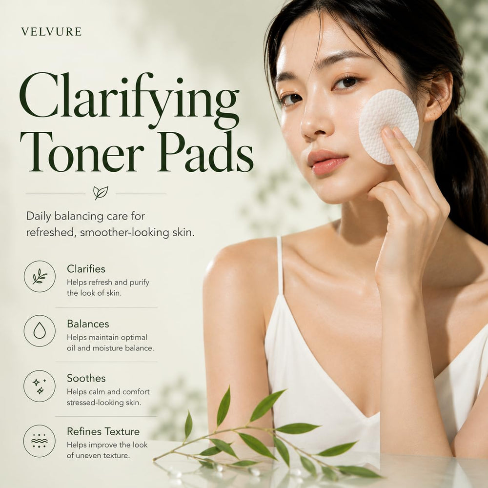 VELVURE ingredient label close-up, emphasizes no fragrance or colors
