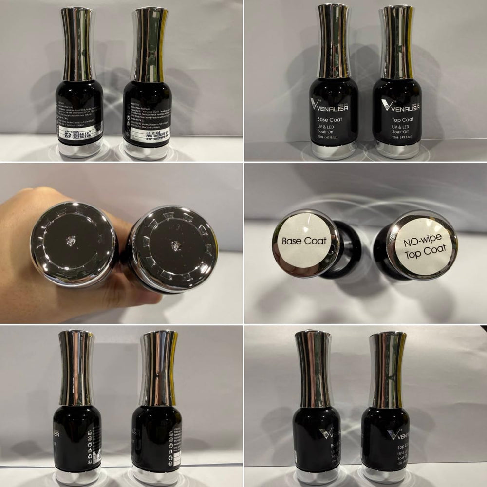 VENALISA bottles next to ruler indicating compact, travel-friendly size