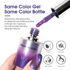 VENALISA texture close-up revealing holographic glitter for reflective finish