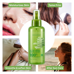 VENAMINE close-up of gel texture highlighting smooth aloe hydration