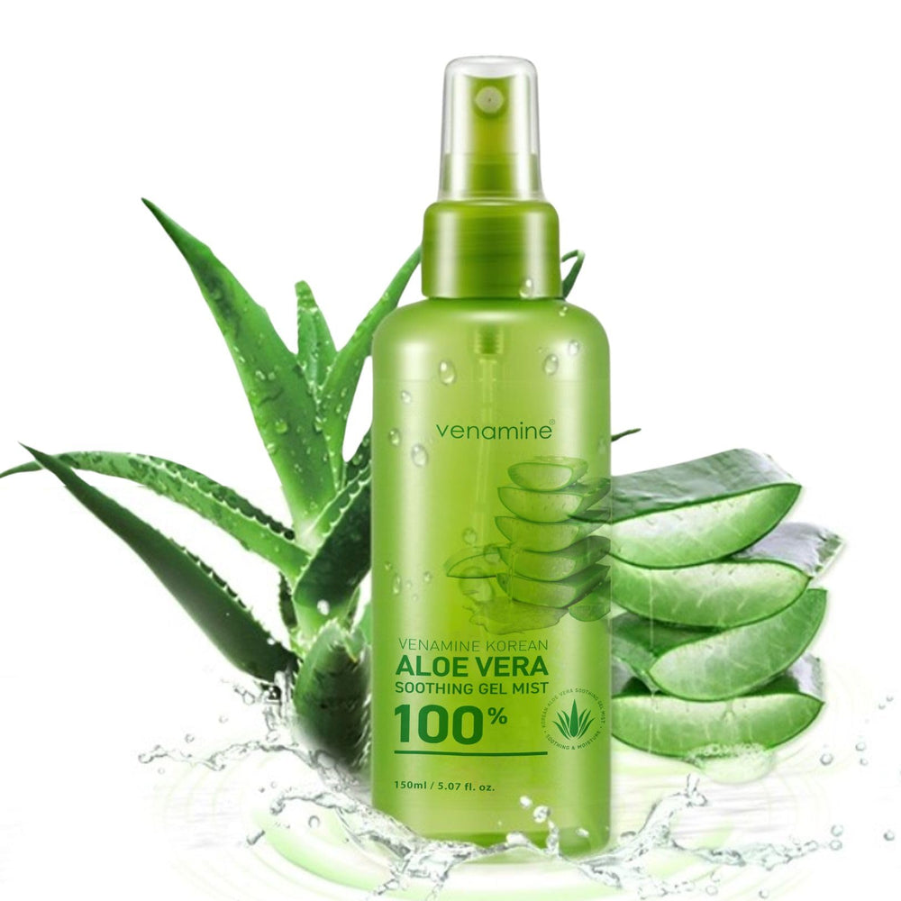 VENAMINE front packaging showing 150g bottle and gentle mist benefit