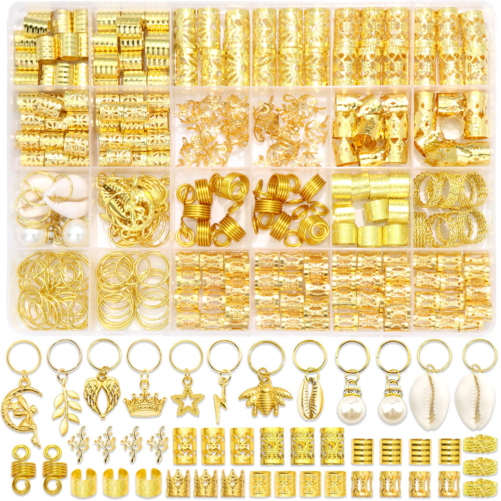 VENOFEN front packaging showing 274-piece hair jewelry kit benefits