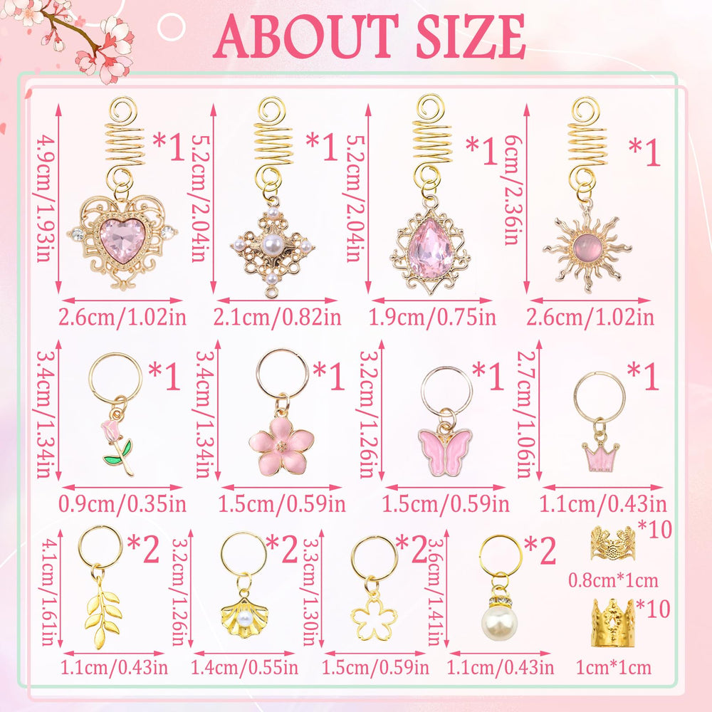 VENOFEN charm clipped into braided hair adding instant decorative flair