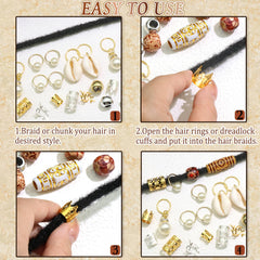 VENOFEN beads in hand showing scale and how many pieces come included