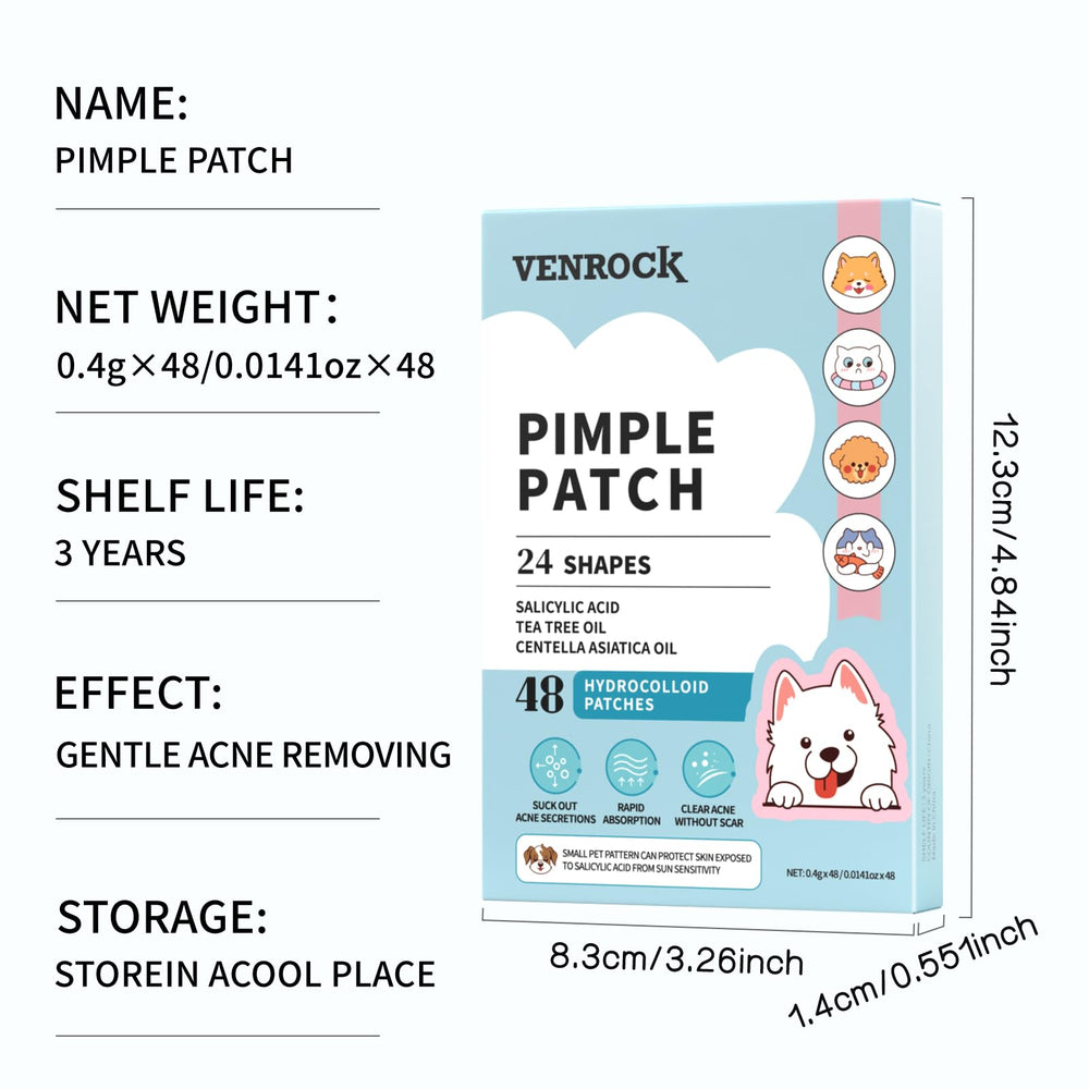 Venrock patch next to coin for scale showing size and precise spot coverage benefit
