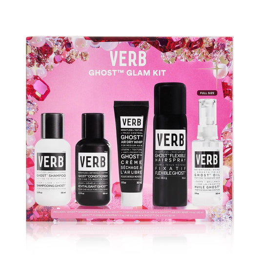 VERB Ghost™ Glam Kit front packaging showing full set and convenience