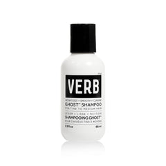 VERB Ghost Shampoo front bottle showing label and size, lightweight cleansing benefit