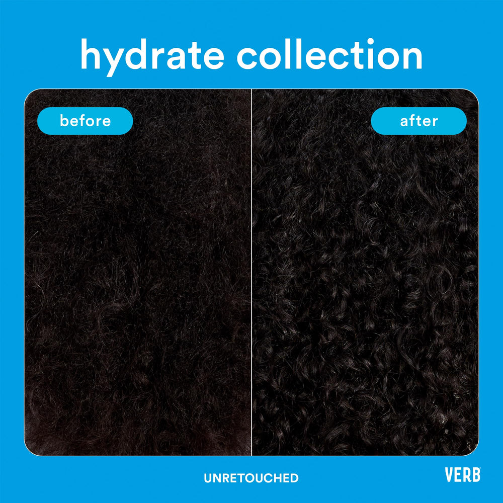 VERB conditioner being dispensed to show creamy texture and control