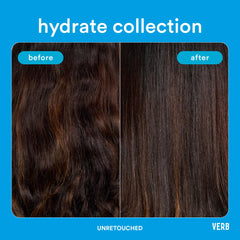 Verb hydrate shampoo pump closeup highlighting easy dispensing