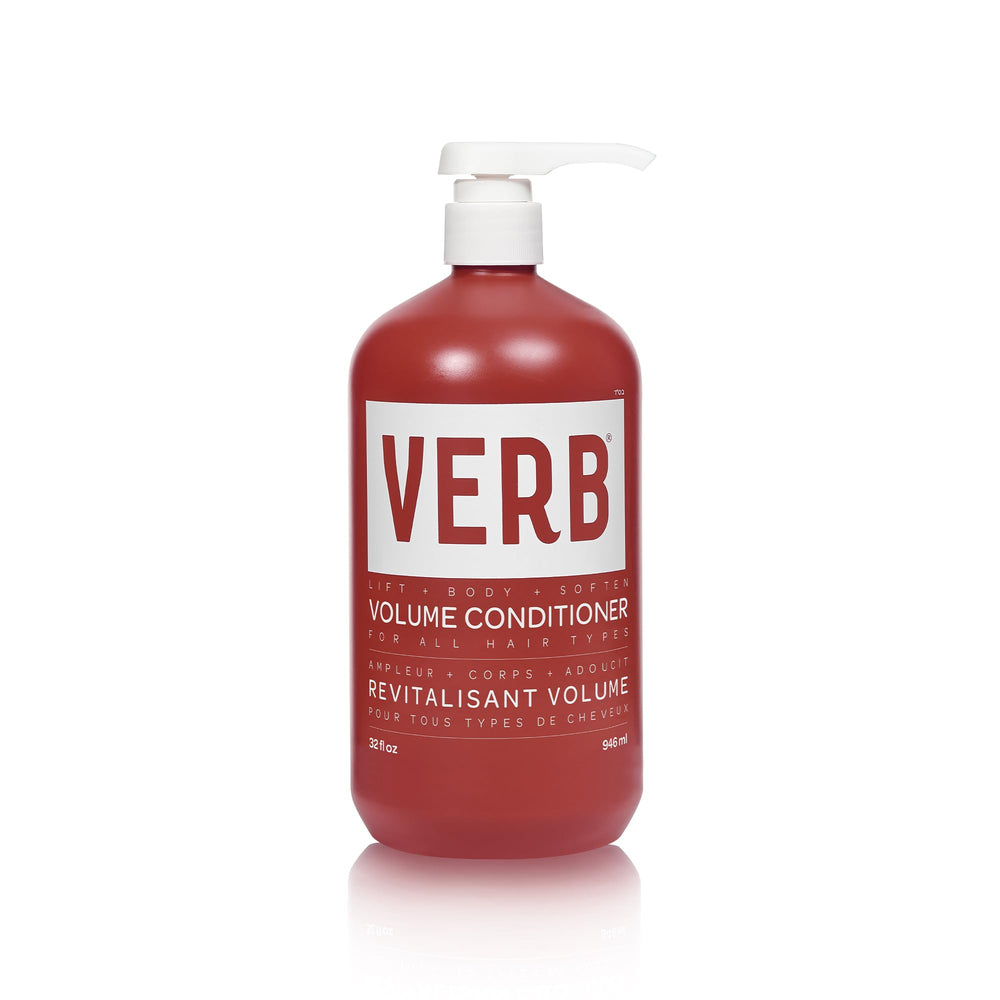 VERB volume conditioner front bottle showing 32 fl oz and volumizing benefit