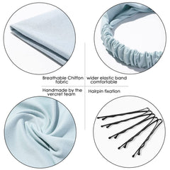 Vercret worn with ponytail showing secure hold and stylish boho look benefit