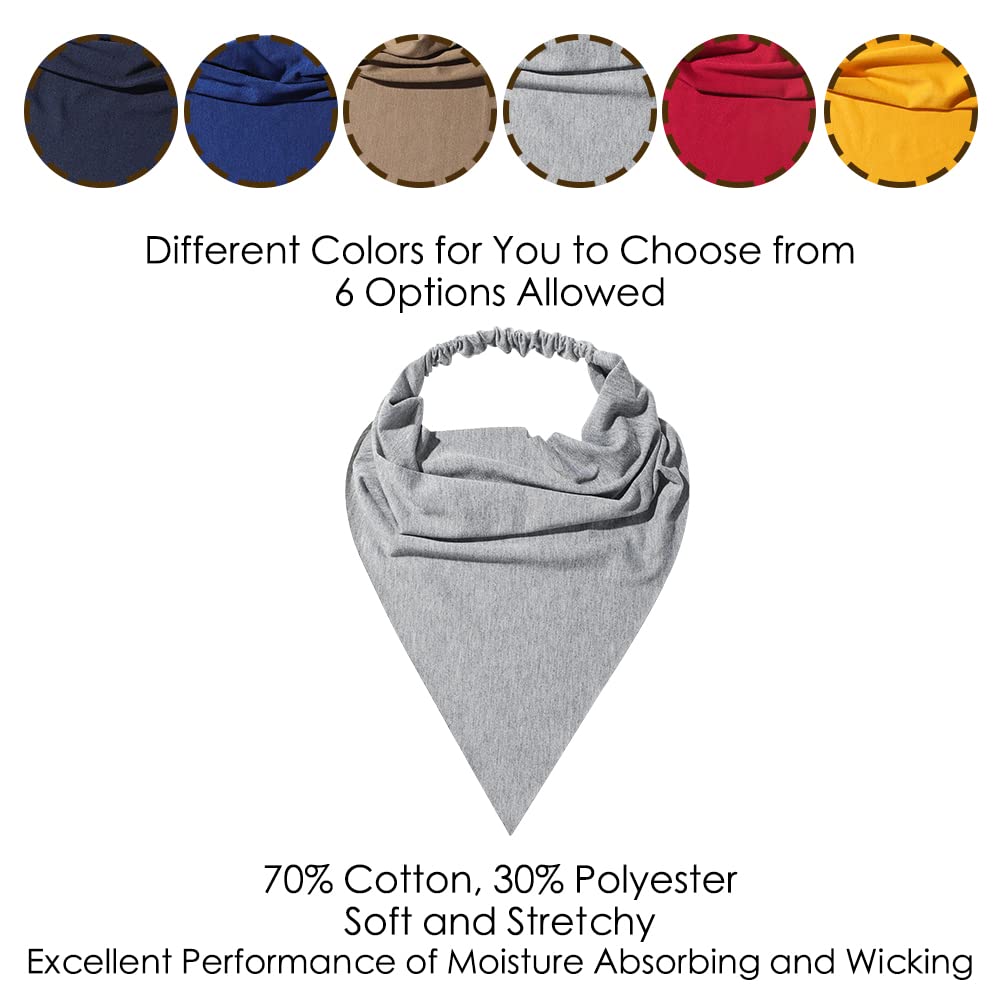 Vercret headscarf next to ruler to show size and stretch fit advantages