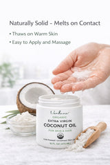 Verdana applied to hair ends showing nourishing conditioning benefit