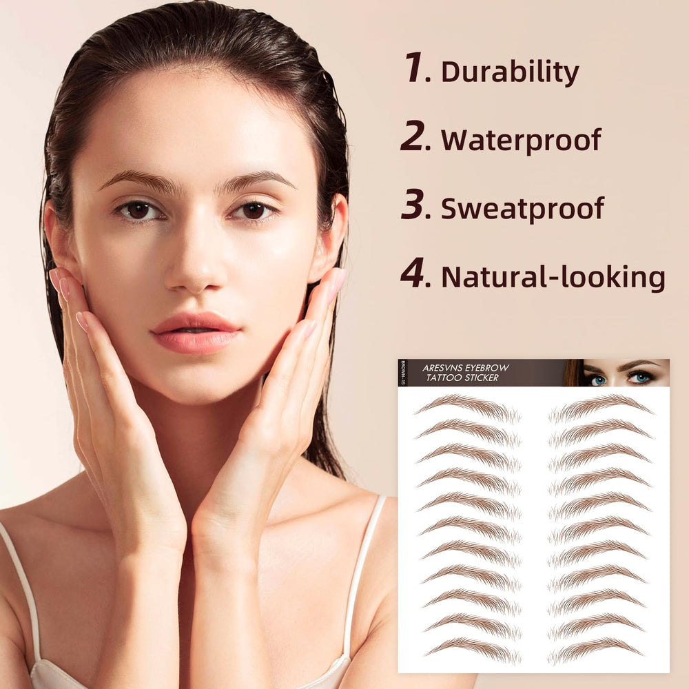 VERKSTAD application demo on eyebrow for quick grooming and easy placement benefit