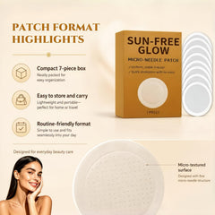 VERNILLA patch adhered to skin demonstrating easy application and discreet wear