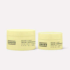 Versed creamy mask texture close-up highlighting smooth application benefit