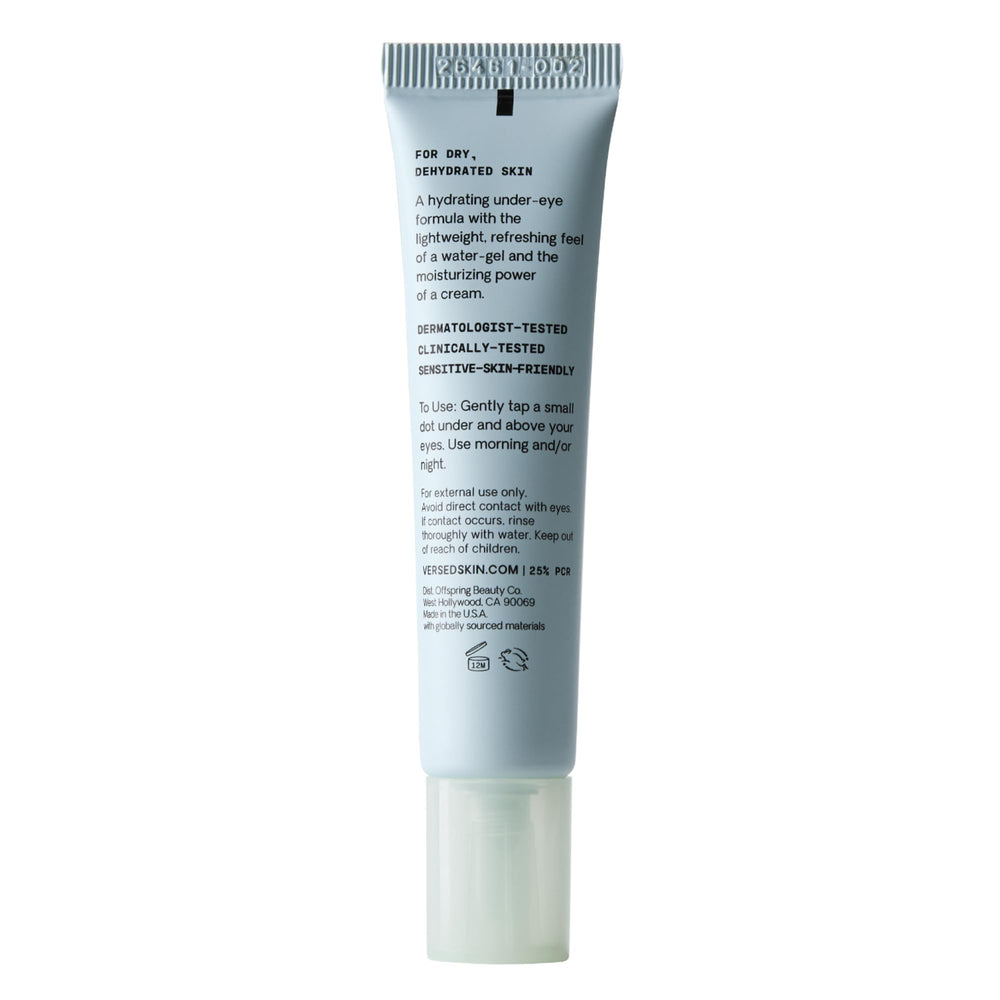 Versed Water Rush positioned on bathroom counter in morning skincare routine