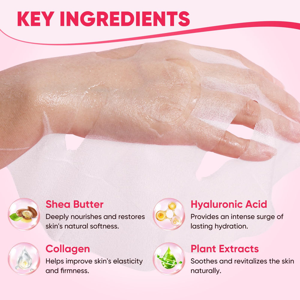 VESPRO single sheet mask close-up demonstrating soft fiber and fit