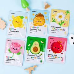 VESPRO assortment displayed with ingredients highlighting variety