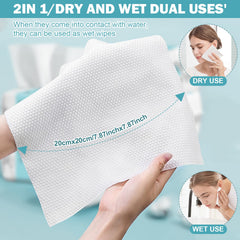 VETYUND towel cleaning a baby’s face gently with safe fibers
