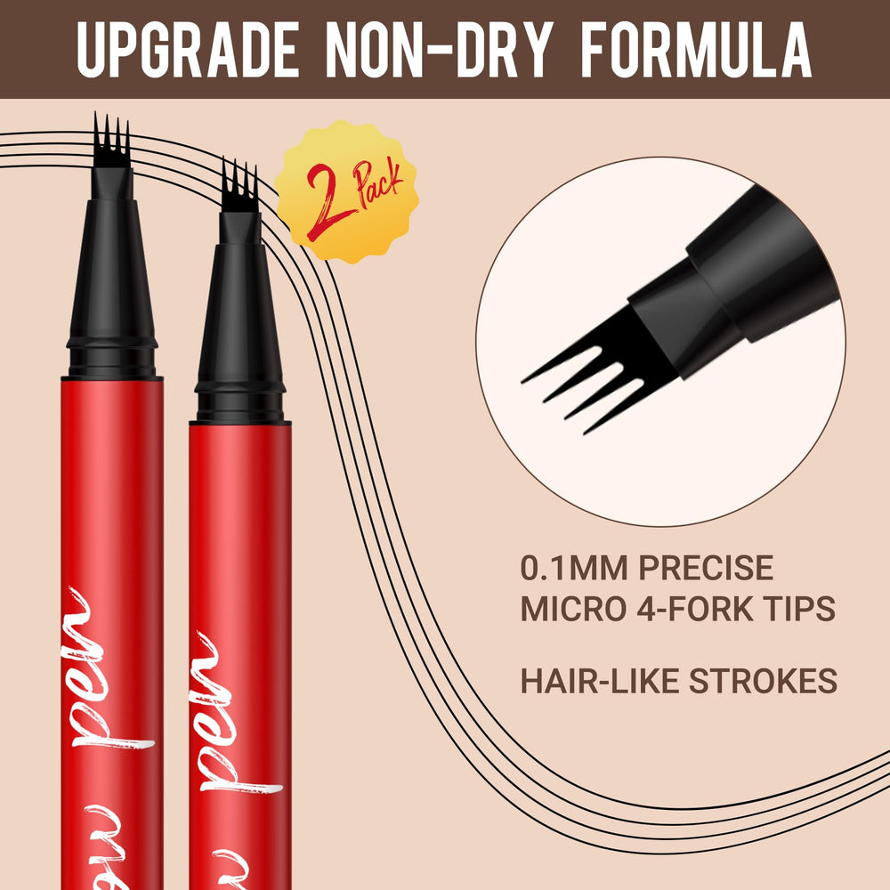 Vevivia Beauty before and after brows showing subtle natural fullness benefit