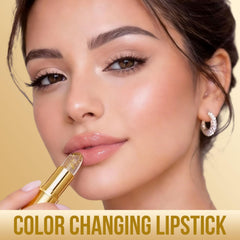 Vevivia color swatch on hand demonstrating unique pH-adaptive shade
