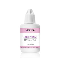 VEYES INC eyelash primer front packaging showing sleek tube and applicator, boosts mascara performance