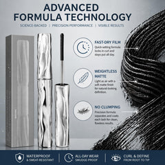 VEYORRA black formula swatch demonstrates smooth tubing finish and even coating
