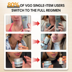 VGO moisturizer texture on hand demonstrating lightweight, fast-absorbing feel