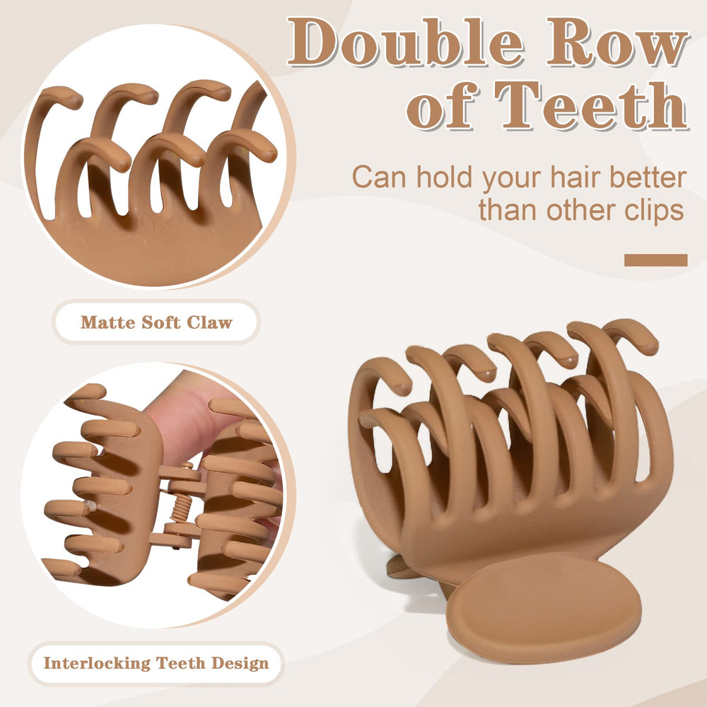 Viabty close-up of double-row teeth showing stronger grip benefit