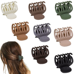 Viabty front packaging showing 8 matte mini clips for easy styling