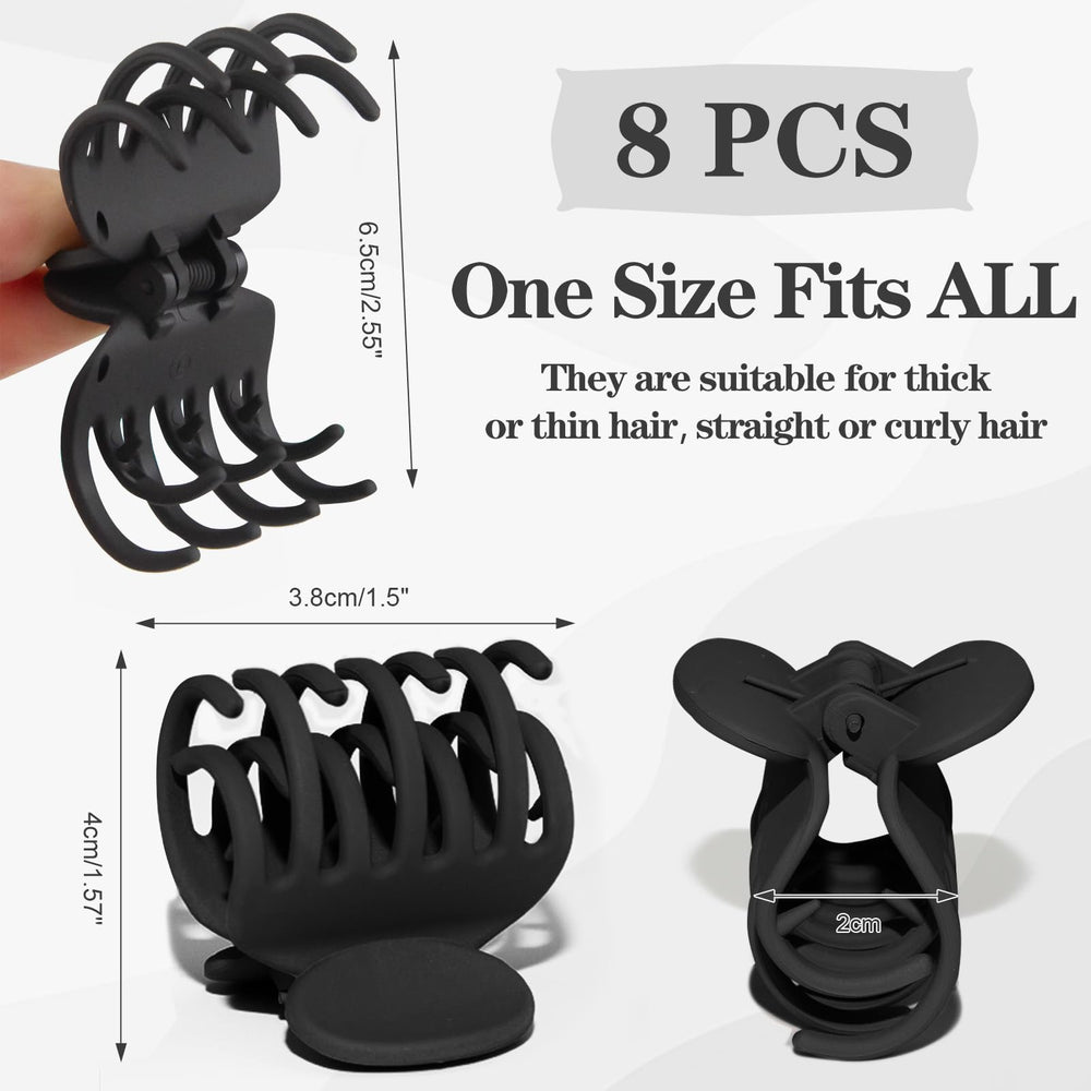 Viabty clips beside mirror during makeup routine keeping hair out of face