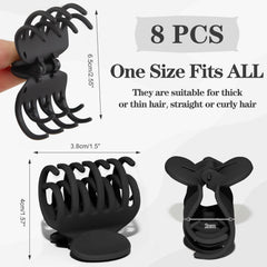 Viabty clips beside mirror during makeup routine keeping hair out of face