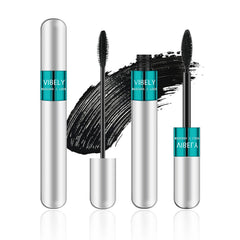 VIBELY mascara size comparison next to coin showing compact travel-ready