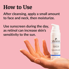 Vibriance texture gliding on skin, shows lightweight hydration and smooth finish