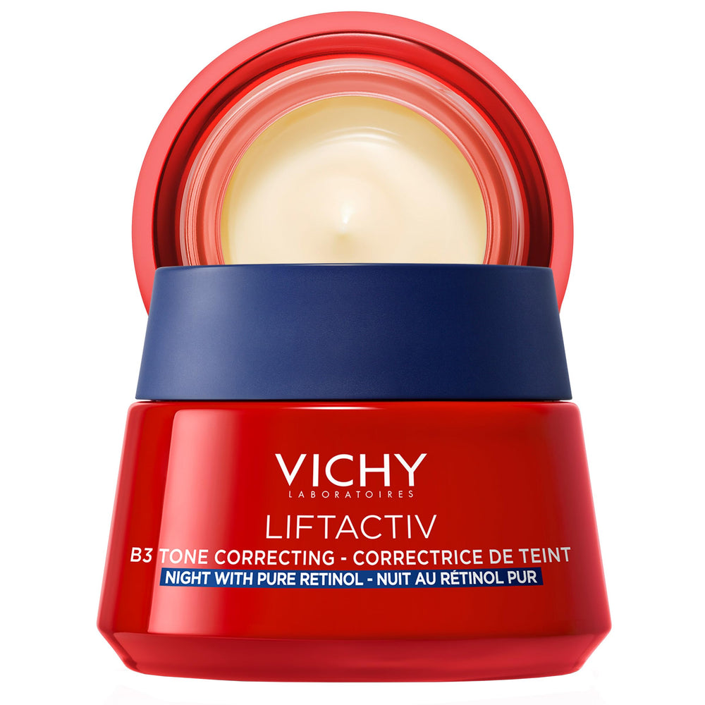 VICHY front jar of Liftactiv B3 showing product and benefit of brightening