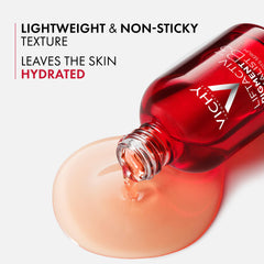Vichy glass-style bottle with cap conveying premium, hygienic design