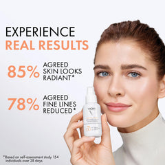 Vichy texture close-up of lightweight cream highlighting fast absorption benefit