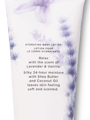 Victoria's Secret close-up of product label highlighting fragrance style and clear branding benefit