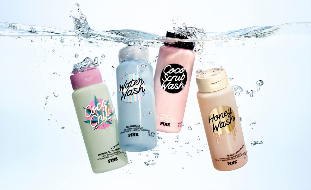 Victoria's Secret Pink Honey held in hand showing true size and portability