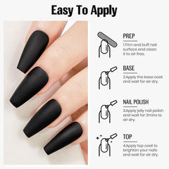 vieafenti polish being applied to nail demonstrating fast-dry and easy use