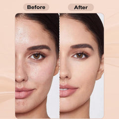 vienflona open compact with sponge demonstrating easy reapplication