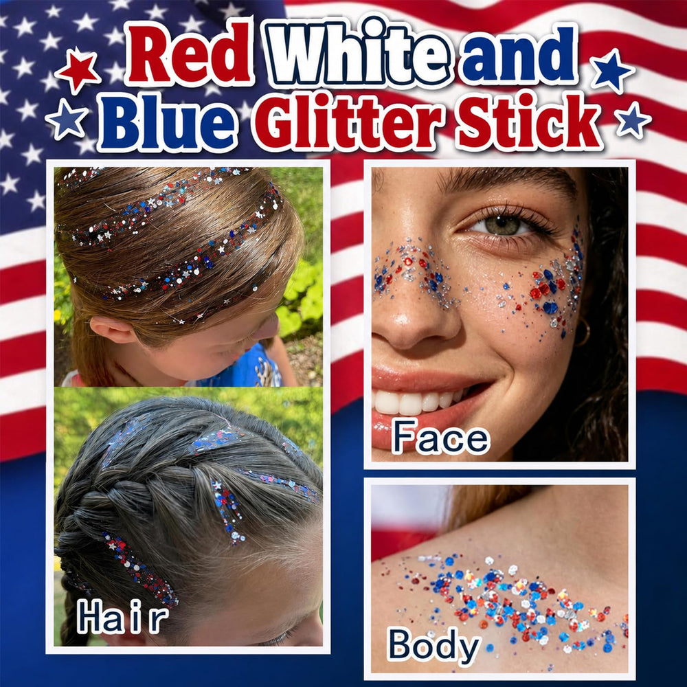 Vienflona glitter used at hair roots showing braided accent and extra dimension benefit