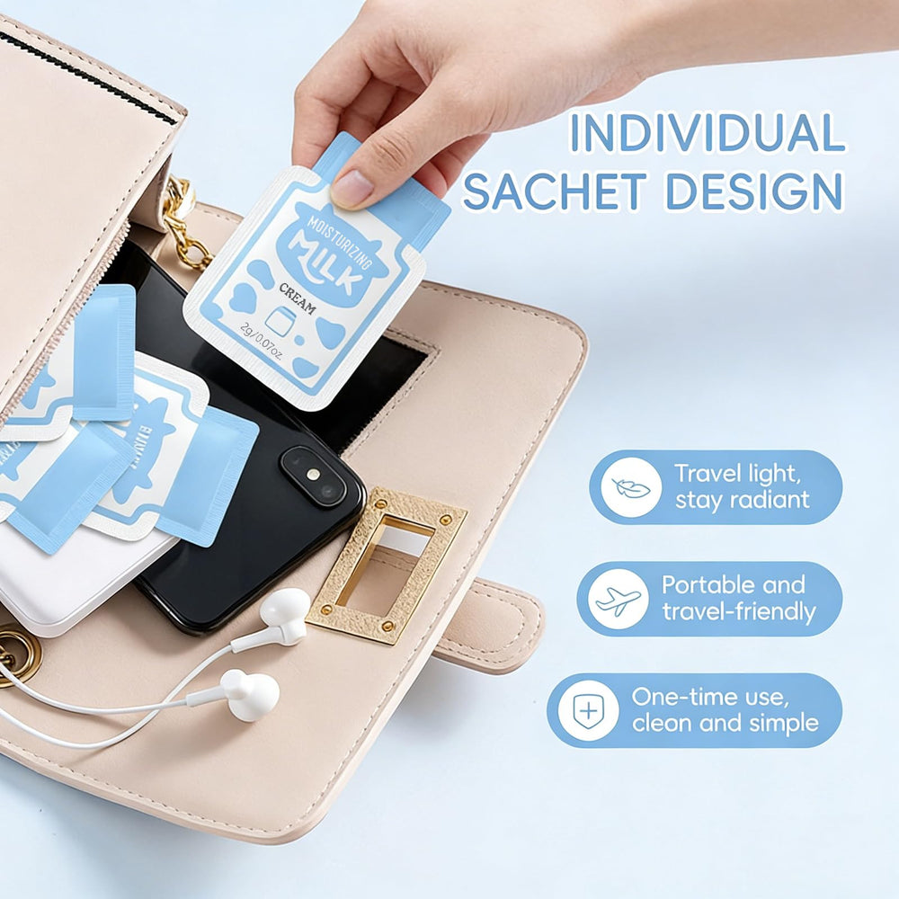 Vienflona kit beside passport to show scale and TSA-friendly travel advantage