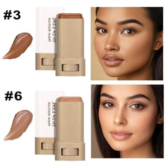 Vienflona stick open texture close-up reveals creamy serum finish