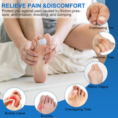 Viexpand toe spacer on big toe illustrating stable fit and alignment support