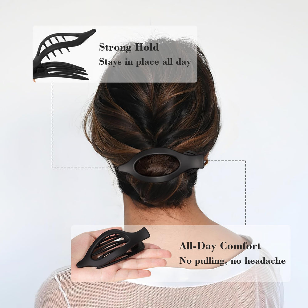 Vigorpace clip securing thick curly hair with firm grip and minimal slippage