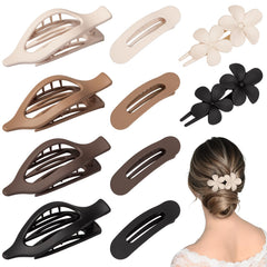 Vigorpace clips used in a casual bun showing stylish updo and reliable hold