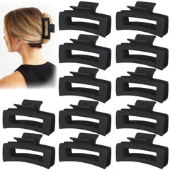 Vigorpace front view of 12 black clips showing pack and compact convenience