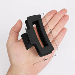 Vigorpace clip used in half-up hairstyle for neat casual styling